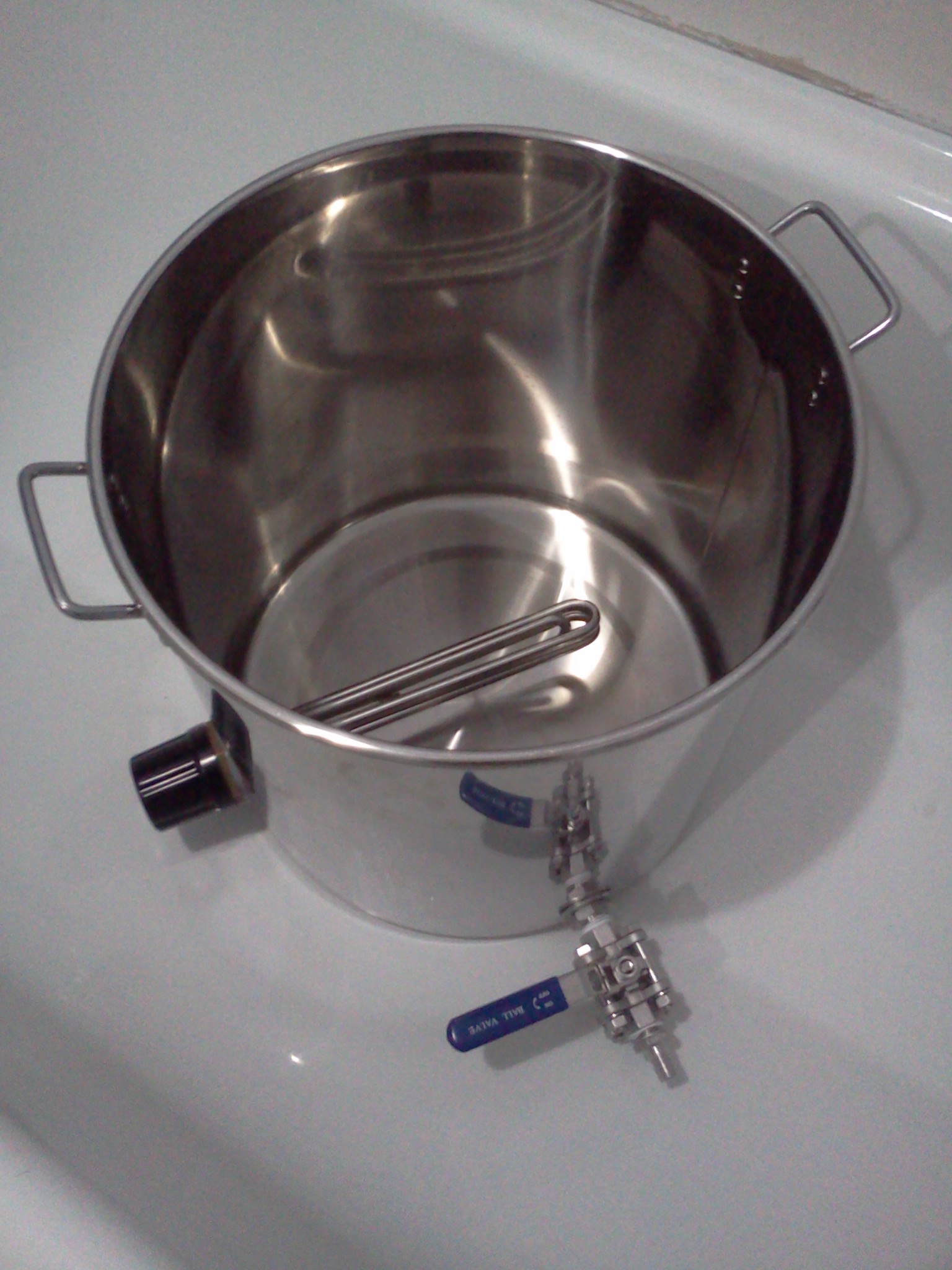 Bare brew kettle, unwired